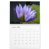 Large Flowers 2026 Calendar カレンダー (1月 2026)