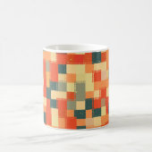 Large Geometric:シームレスな抽象芸術パターン。 コーヒーマグカップ (中央)