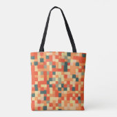 Large Geometric：シームレスな抽象芸術パターン。 トートバッグ (裏面)