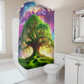 Large Green Tree シャワーカーテン (インサイチュ)