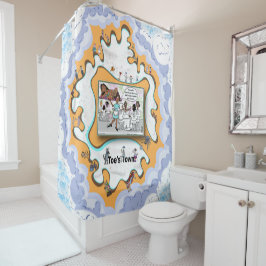 Large Hawaiian | Satirical Humor シャワーカーテン