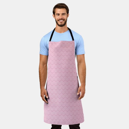 Large Hearts Apron エプロン (着用した状態)