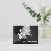 Large Instagram Photo QRコード 名刺 (スタンド正面)