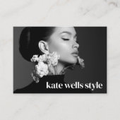 Large Instagram Photo QRコード 名刺 (正面)