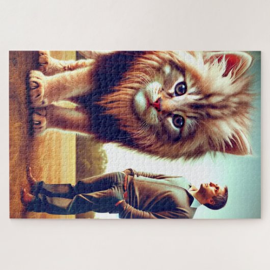 Large Kitten ジグソーパズル (横)