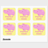 Large Labels Stickers for Girl スクエアシール (シート)