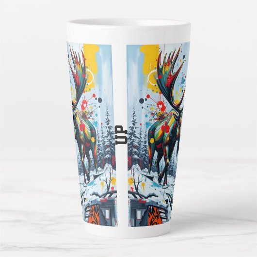 Large Latte Mug カフェラテマグ (正面)