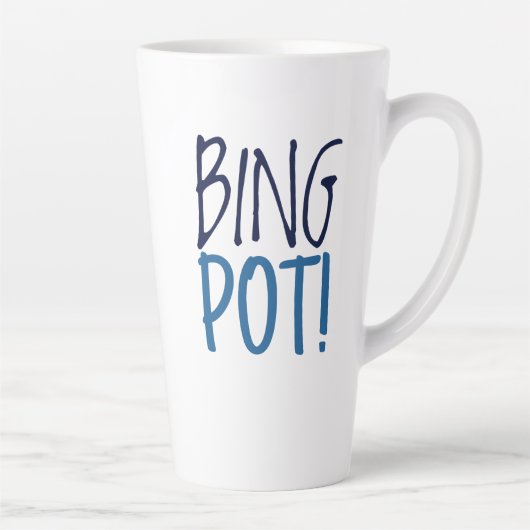 Large Latte Mug - Bing Pot! カフェラテマグ (右)