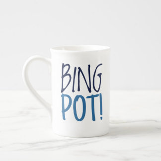 Large Latte Mug - Bing Pot! ボーンチャイナマグカップ