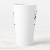 Large Latte Mug - Caffeine = Happiness カフェラテマグ (正面)