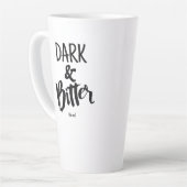 Large Latte Mug - Dark & Bitter カフェラテマグ (左アングル)
