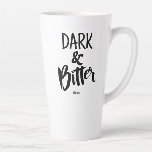 Large Latte Mug - Dark & Bitter カフェラテマグ (右)