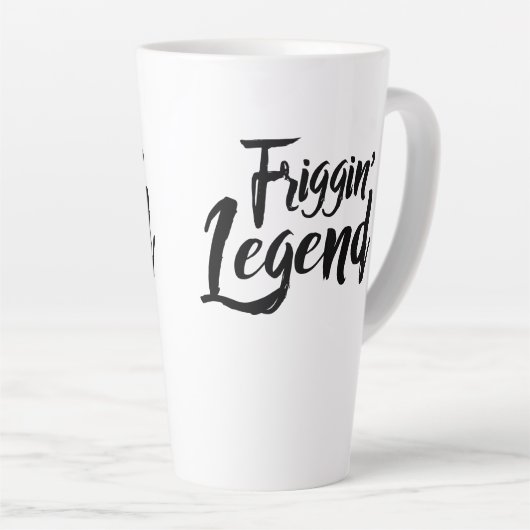 Large Latte Mug - Friggin' Legend カフェラテマグ (右アングル)