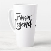 Large Latte Mug - Friggin' Legend カフェラテマグ (左アングル)
