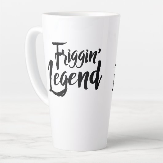 Large Latte Mug - Friggin' Legend カフェラテマグ (左アングル)