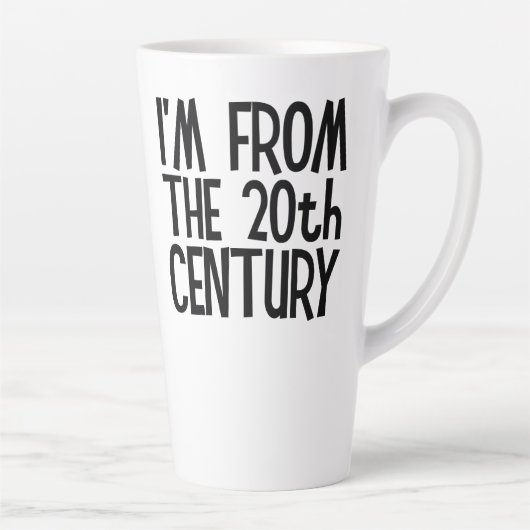 Large Latte Mug - I'm From The 20th Century カフェラテマグ (右)