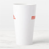 Large Latte Mug - Meh. カフェラテマグ (正面)