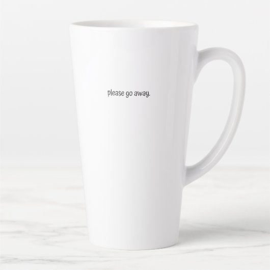 Large Latte Mug - Please Go Away. カフェラテマグ (右)