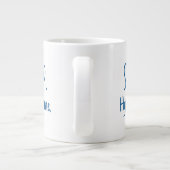 Large Latte Mug - Stop. Hygge Time. ジャンボコーヒーマグカップ (裏面)