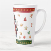 Large Latte Mug with Snowman and Christmas Cookies カフェラテマグ (右)