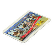 Large Letter Greeting, Newark, NJヴィンテージ マグネット (左側)