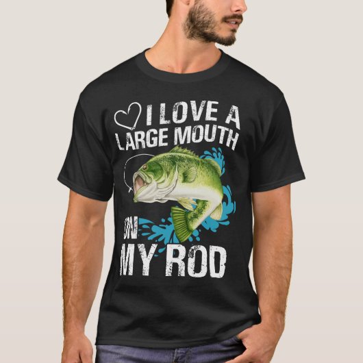 Large Mouth On My Rod Tシャツ (正面)