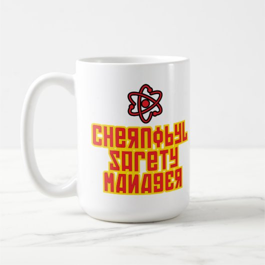 Large Mug - Chernobyl Safety Manager コーヒーマグカップ (左)