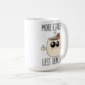 Large Mug - More Espresso. Less Depresso. コーヒーマグカップ (正面右)