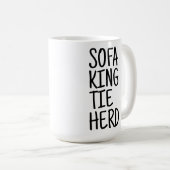 Large Mug - Sofa King Tie Herd コーヒーマグカップ (正面右)