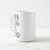 Large Mug - Sofa King Tie Herd コーヒーマグカップ (正面左)