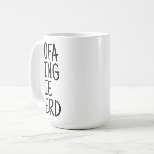 Large Mug - Sofa King Tie Herd コーヒーマグカップ (正面左)