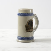  Large Munsterlander (logo)  ビールジョッキ (正面右)