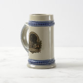  Large Munsterlander (logo)  ビールジョッキ (正面左)