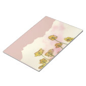 Large notepad with yellow poppies ノートパッド (アングル)