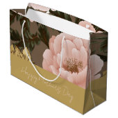 Large Oversized Floral ラージペーパーバッグ (裏面アングル)