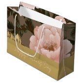 Large Oversized Floral ラージペーパーバッグ (正面アングル)