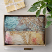 Large Pastel Watercolor Floral Mermaid Decoupage 薄葉紙 (ギフト)