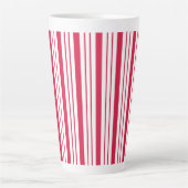Large Peppermint Striped Latte Mug カフェラテマグ (正面)
