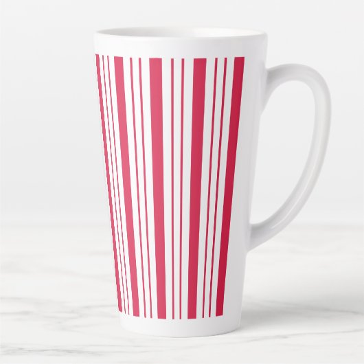 Large Peppermint Striped Latte Mug カフェラテマグ (右)