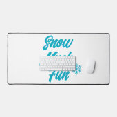 Large Personalized デスクマット (キーボード&マウス)