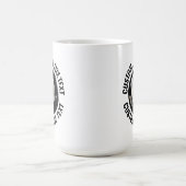 Large Personalized Text Pool 8 Ball 15oz. Custom コーヒーマグカップ (中央)