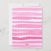 Large pink bow with hearts Happy Valentine's Day  シーズンカード (裏面)