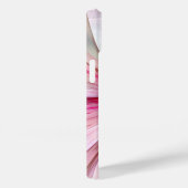 Large Pink Modern Flower Phone Case Case-Mate iPhoneケース (裏面 / 右)