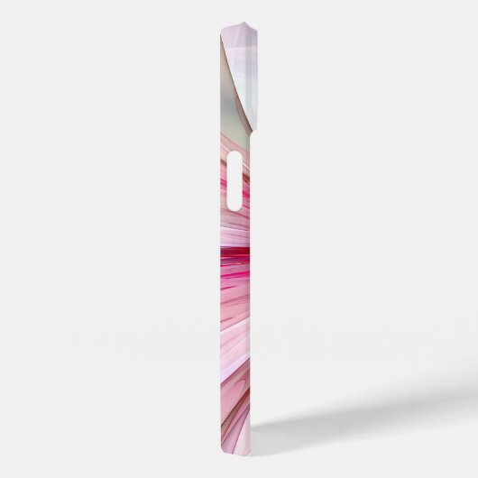 Large Pink Modern Flower Phone Case Case-Mate iPhoneケース (裏面 / 右)