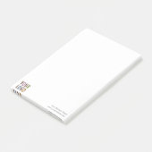 Large Post-it® Notesメモ帳のビジネスカスタムロゴ ポストイット (アングル)