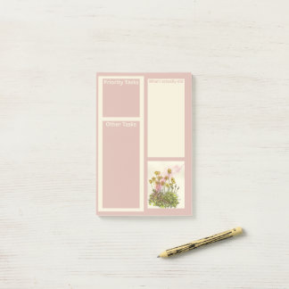 Large Post Its With Yellow Poppies ポストイット