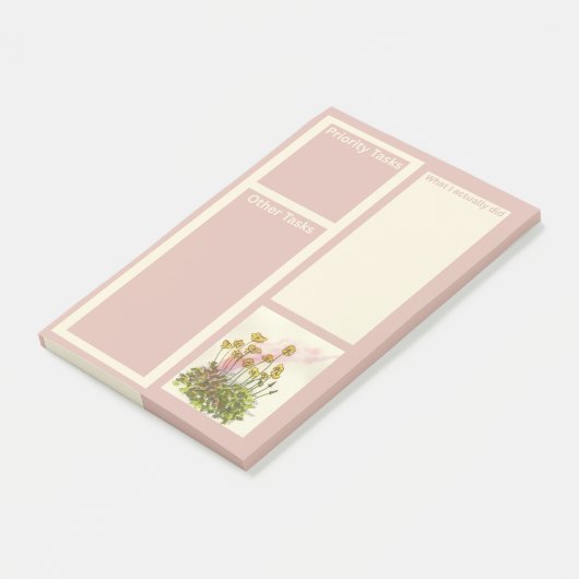 Large Post Its With Yellow Poppies ポストイット (アングル)