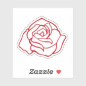 Large Rose Sticker シール (シート)