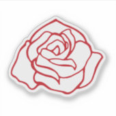 Large Rose Sticker シール (正面)