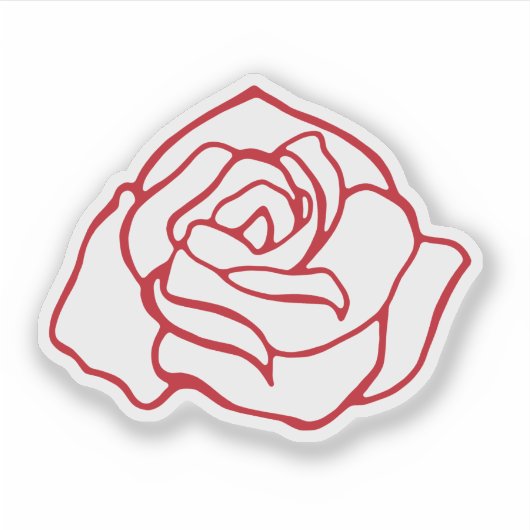 Large Rose Sticker シール (正面)